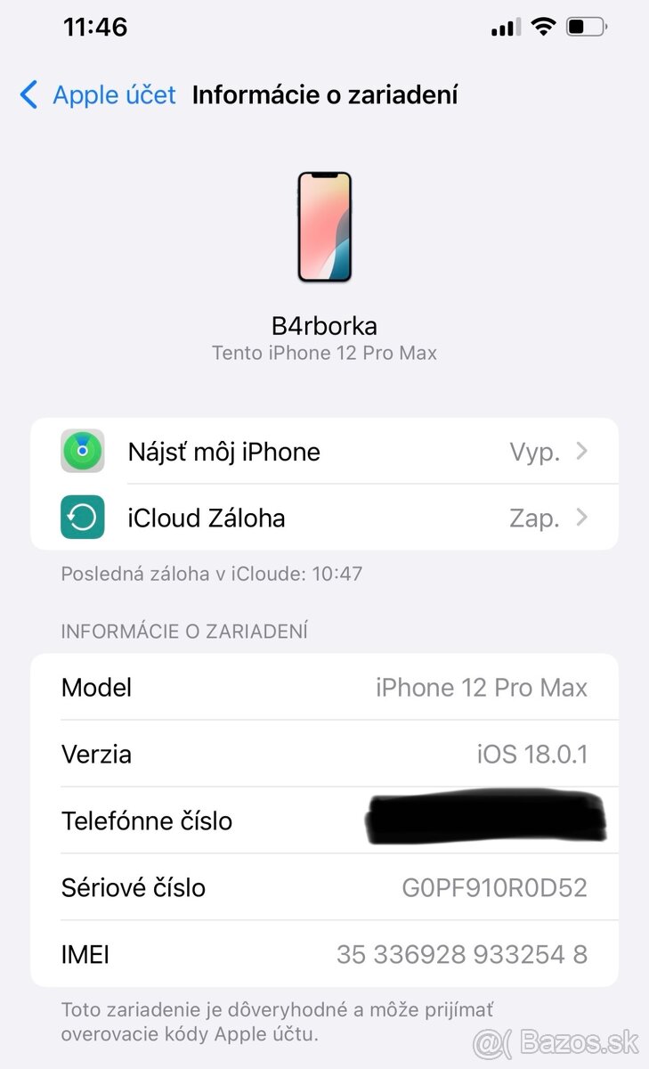 iPhone 12 Pro Max - 128gb