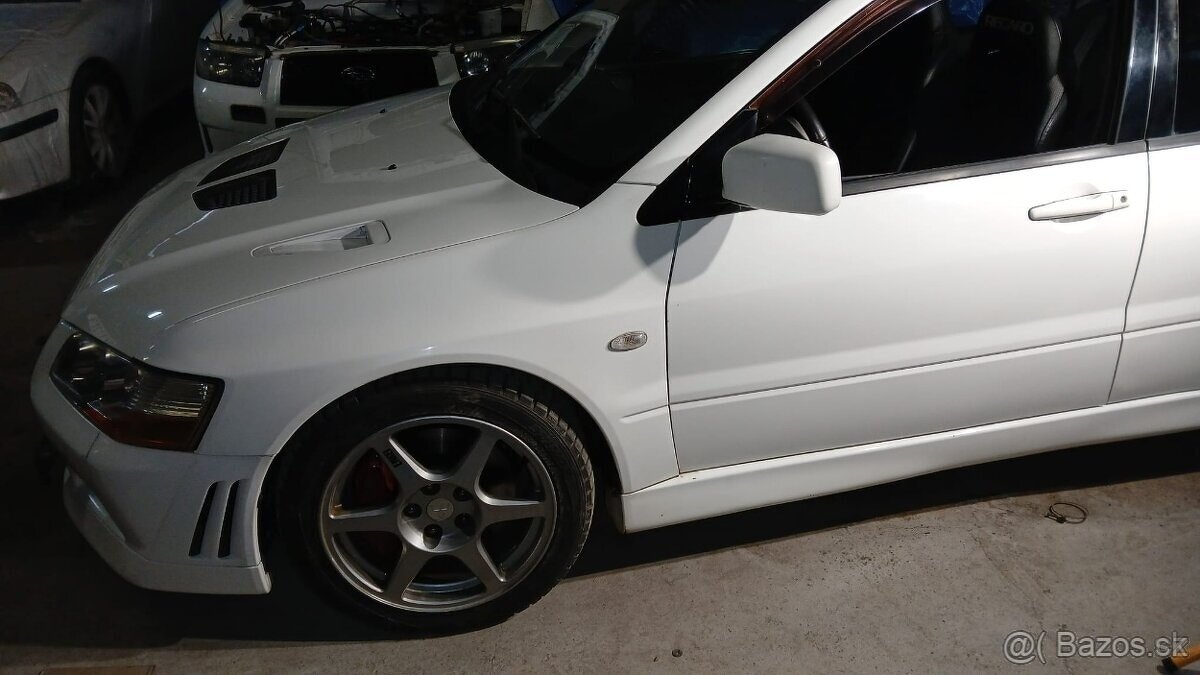 Mitsubishi Lancer EVO 7 JDM LHD pekný bez hrdze, 2001, v CZ