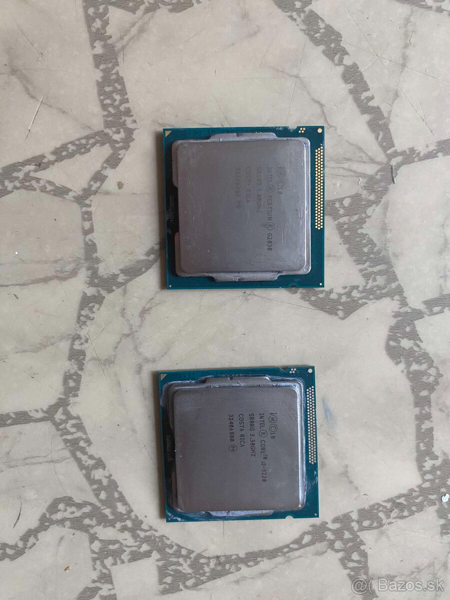 predám tieto dva cpu i3 a Intel Pentium G na soket 1155