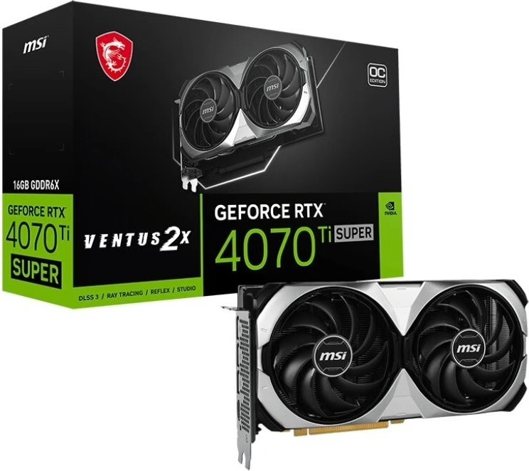 MSI RTX 4070ti Super 16g Ventus 2x Black OC