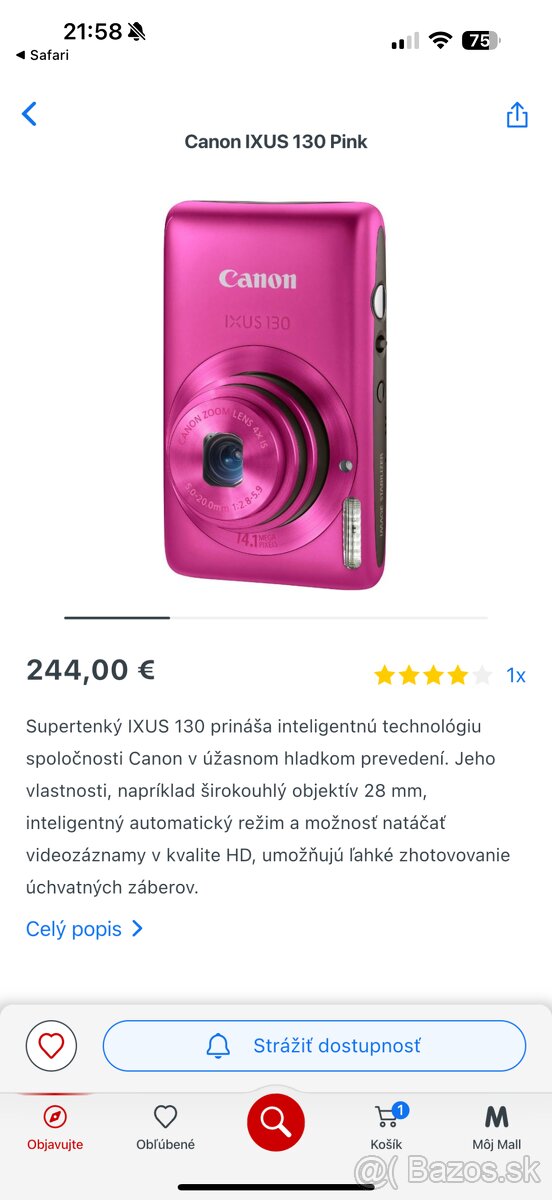 Canon ixus 130