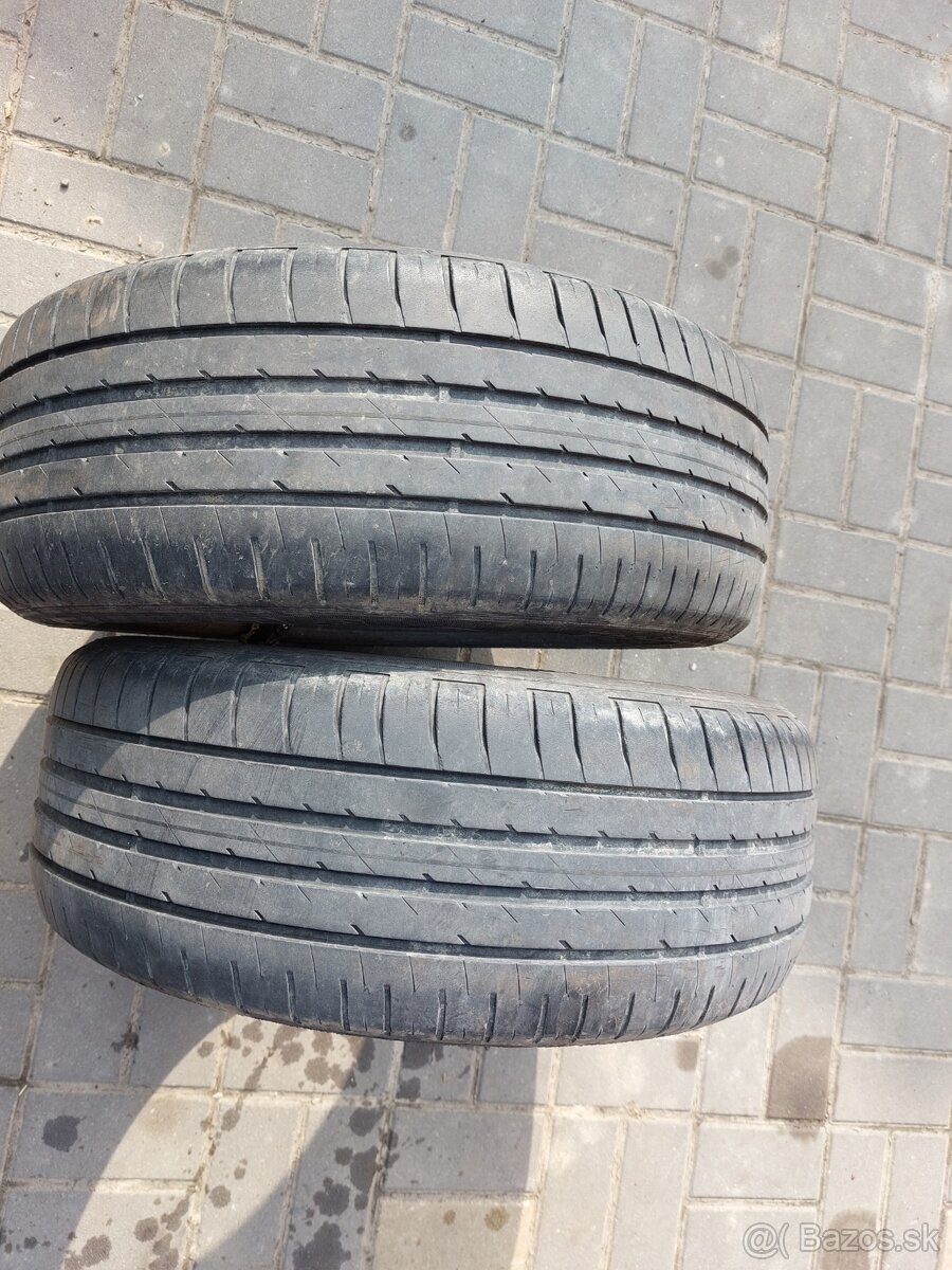 Predám 2ks letné pneumatiky 205/55R16 91H