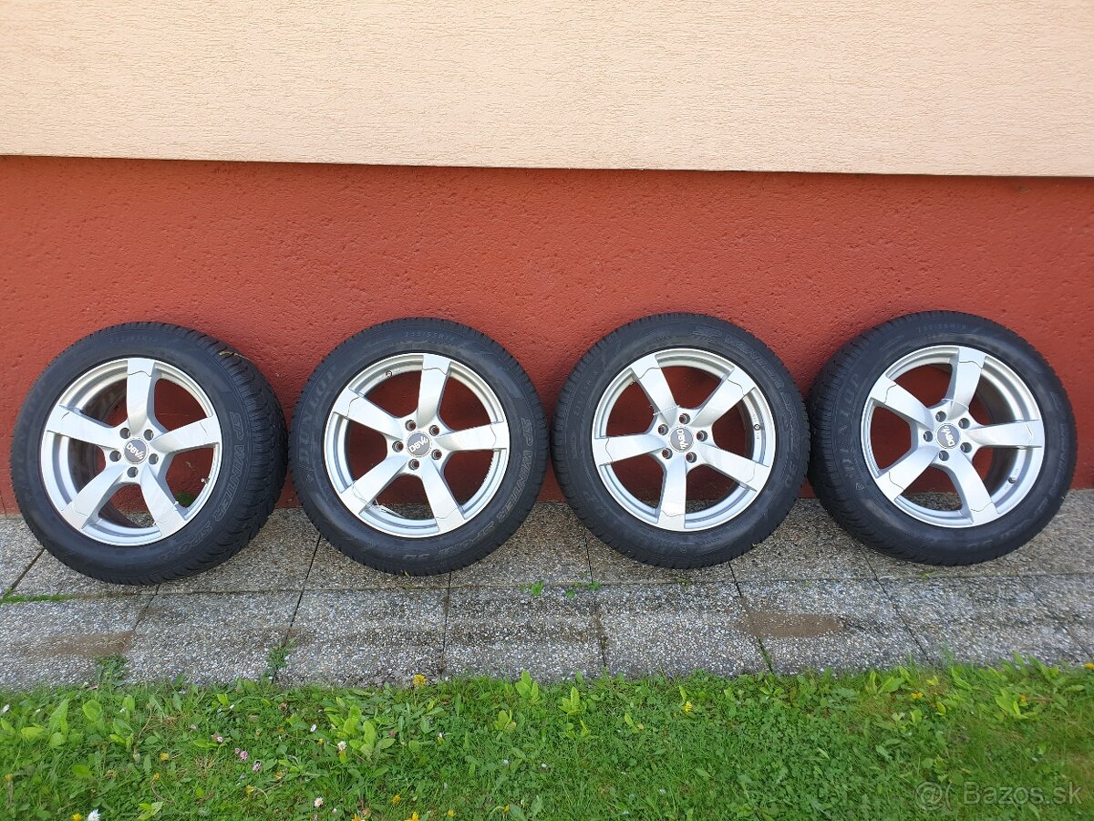 Alu disky DBV 5x112 R18 + Zimné pneu 235/55 R18