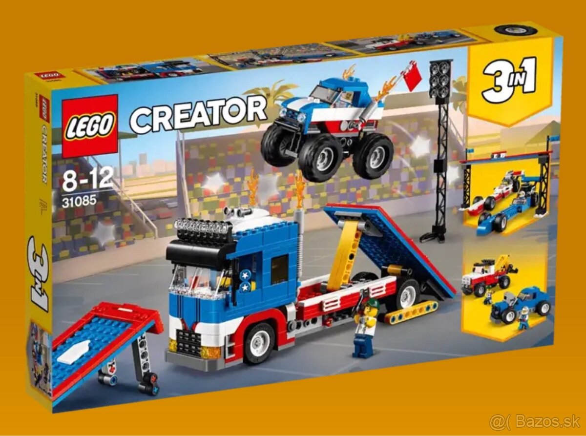 2018 LEGO CREATOR 31085 Mobilná kaskadeská show