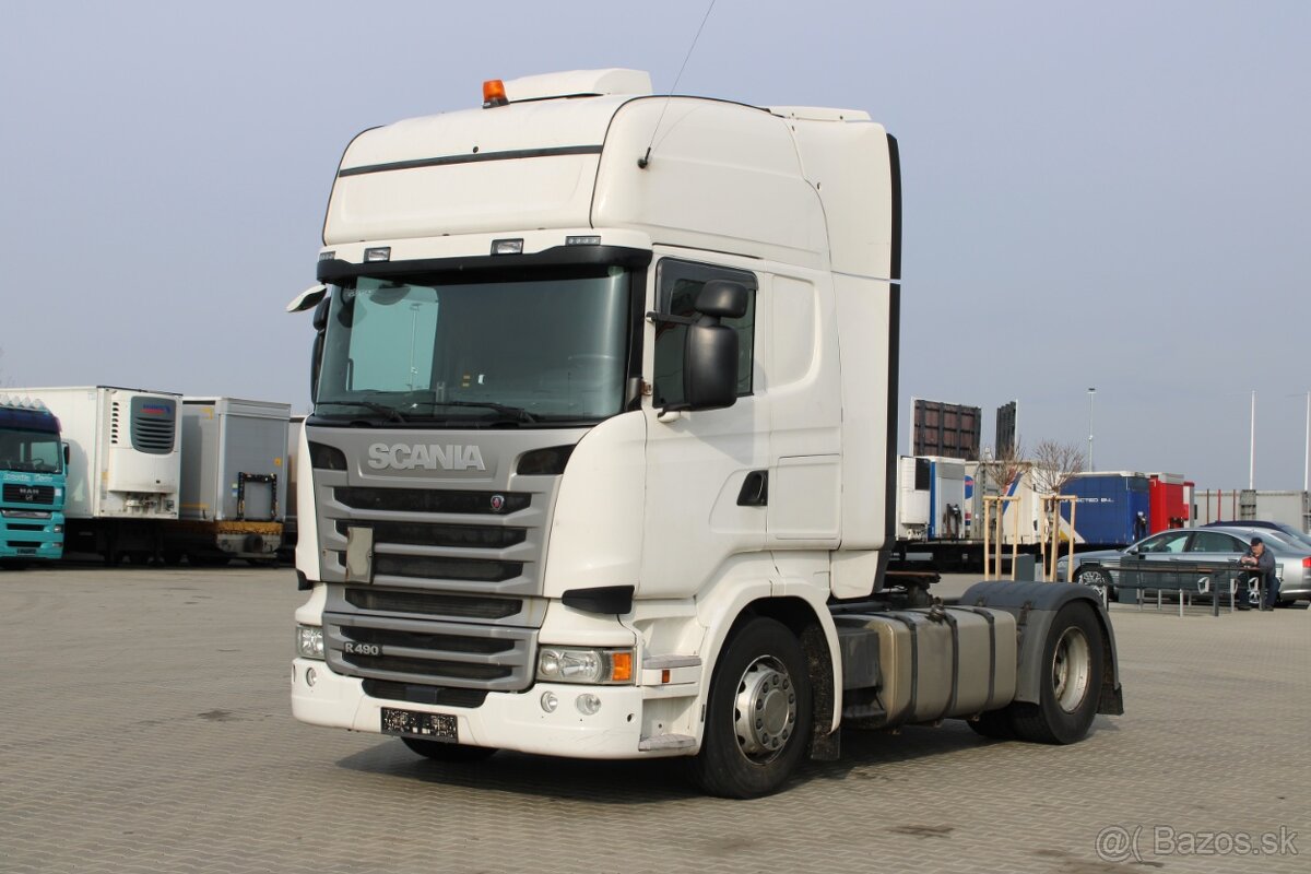 SCANIA R 490, EURO 6, RETARDER, NEZÁVISLÁ KLIMATIZACE