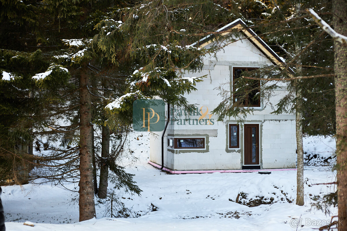 Predaj 3 izbová rekreačná chata, novostavba, Jarabá