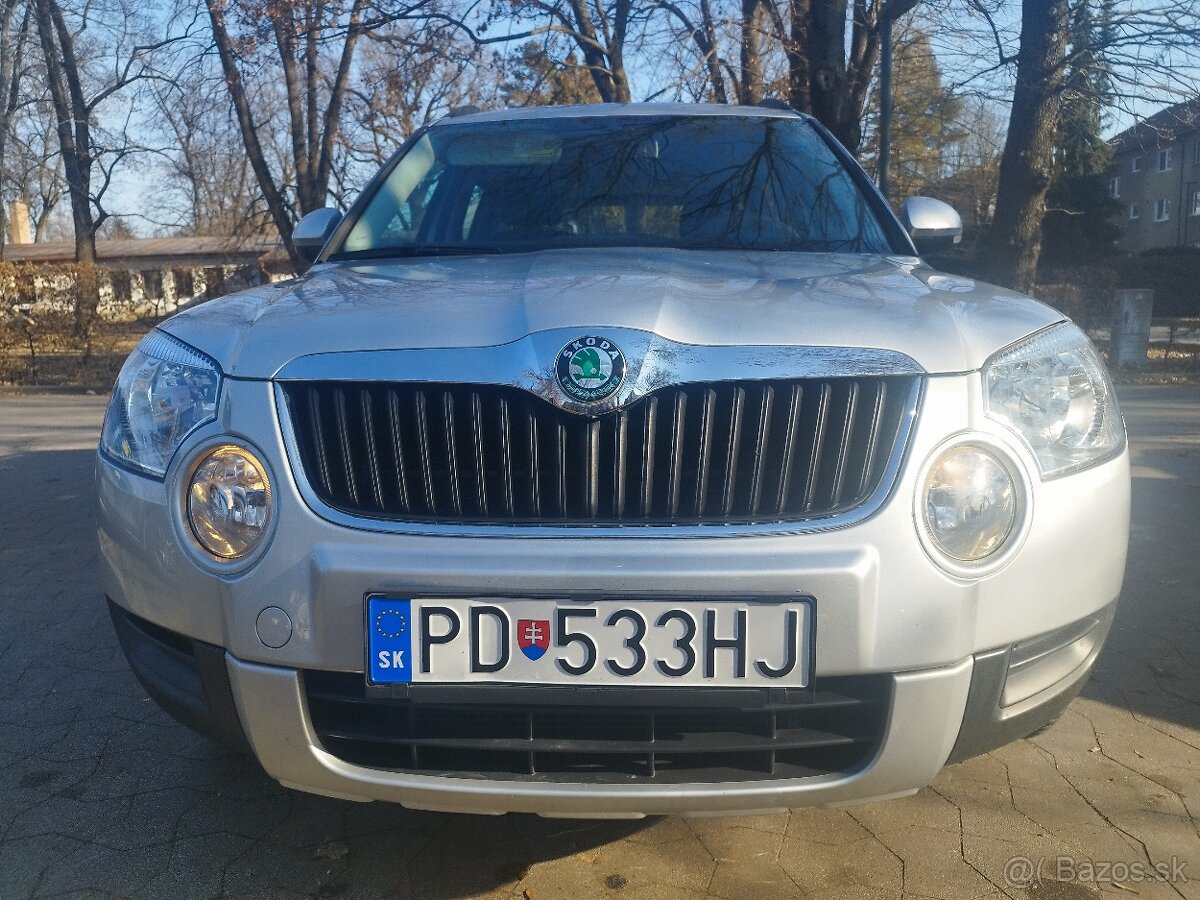 ŠKODA YETI 4X4 2,0 TDI 81KW M6.2010