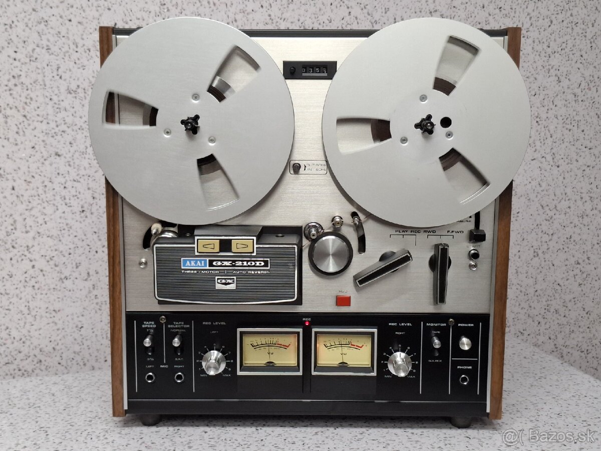 AKAI GX-210D / REEL TO REEL / STEREO TAPE RECORDER