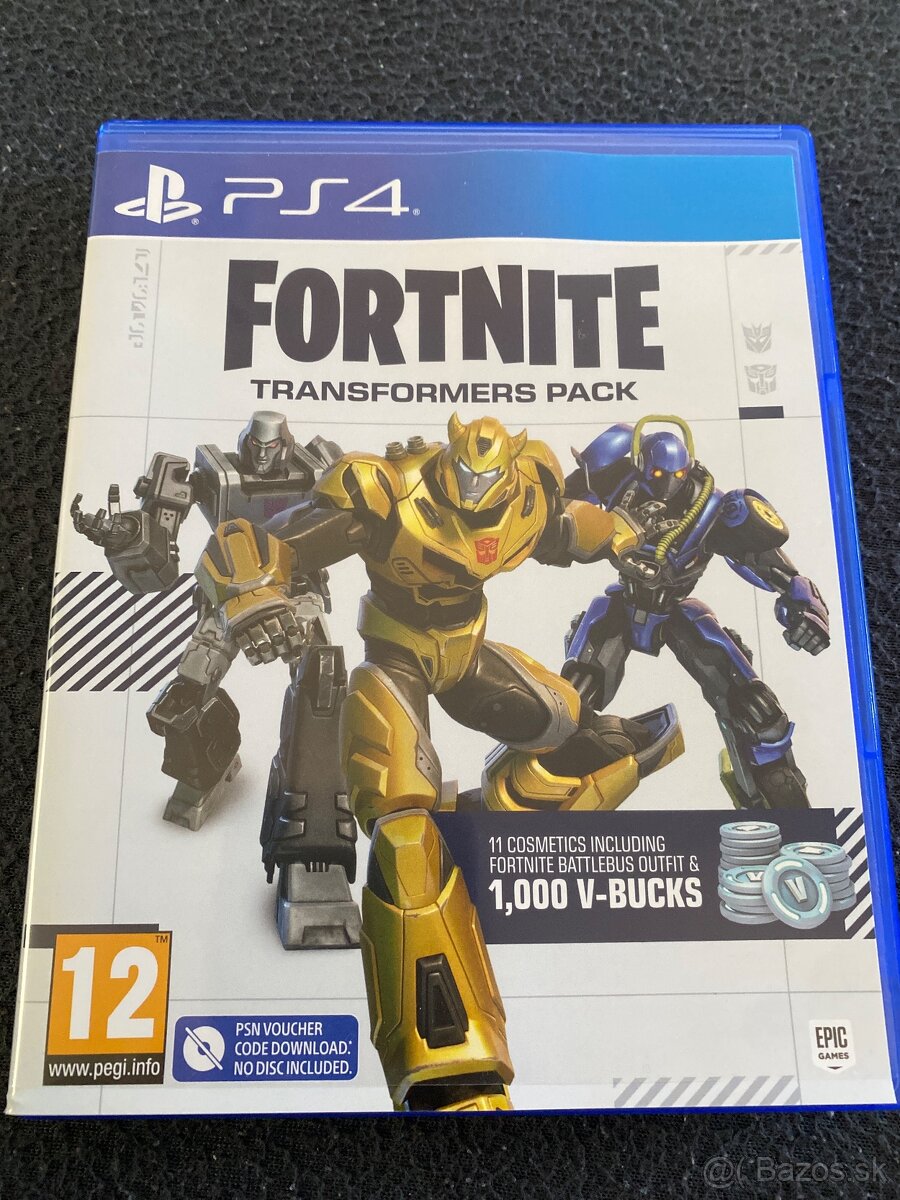 FORTNITE- Transformers Pack na PS4