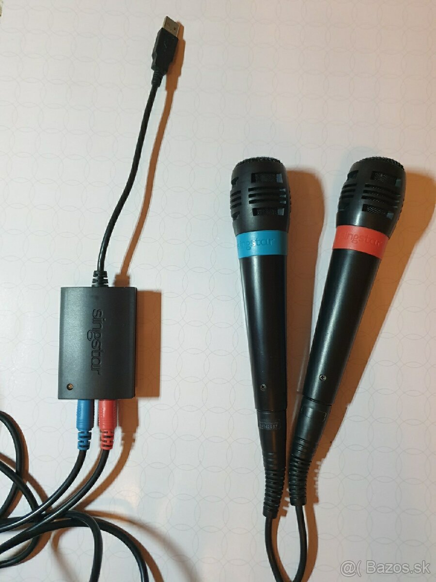 Mikrofóny Singstar PS2, PS3 a PS4