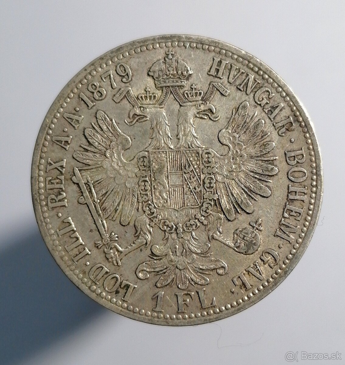 1 zlatník, 1879, Rakúsko - Uhorsko (3)