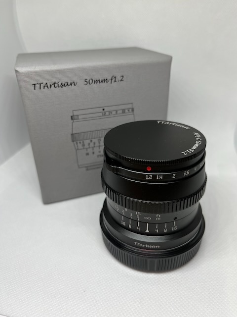 TTArtisan 50mm F1.2 APS-C pre Canon RF