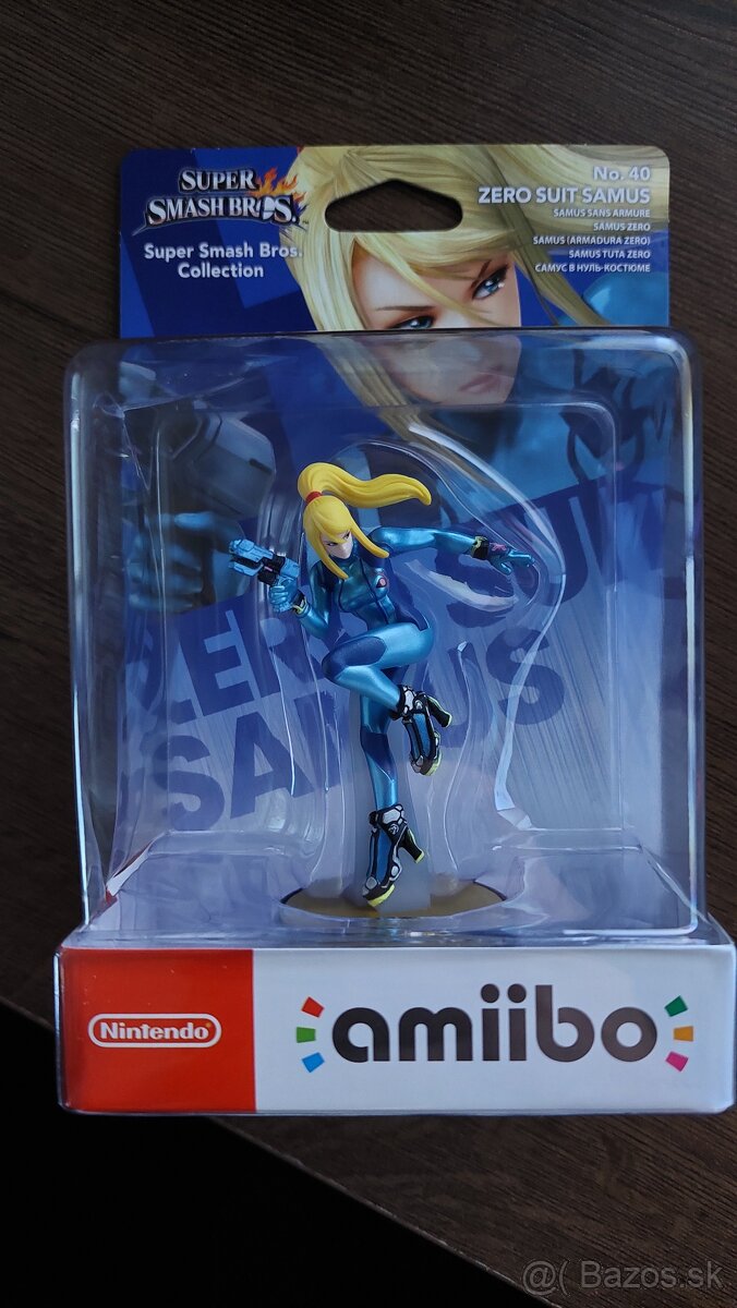 Figúrka Amiibo Smash Zero Suit Samus No.40