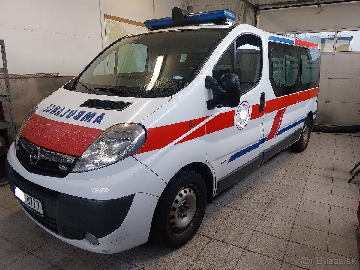 OPEL VIVARO 2,0 CDTI 84 kW AMBULANCE r. 2010, nová STK