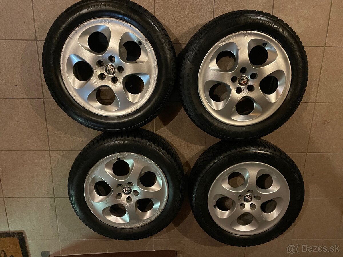 Zimná sada 16” elektrónov Alfa Romeo 205/55R16