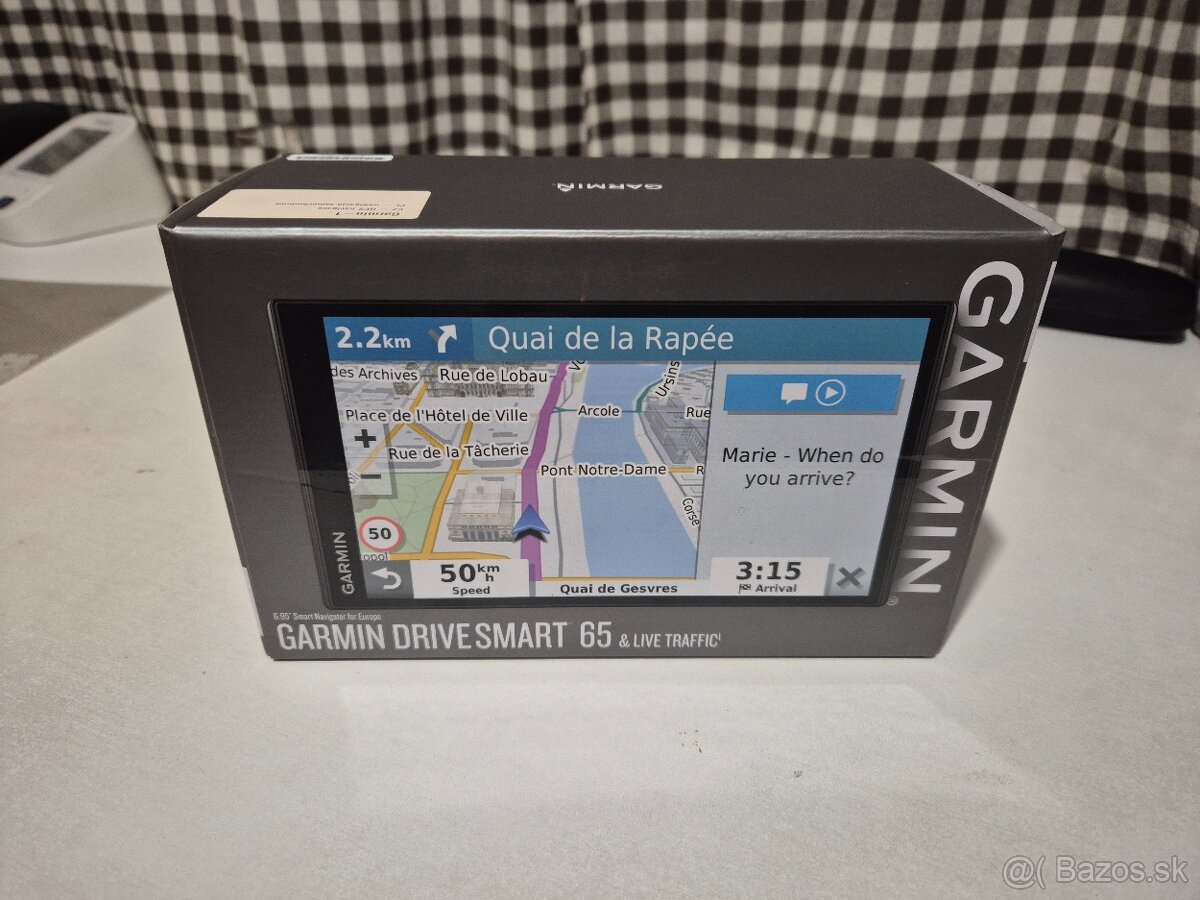 Predám navigáciu Garmin DriveSmart 65, nová, nepoužívaná