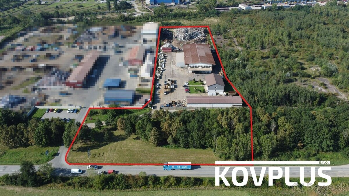 Priemyselný areál 25 000 m² - KOŠICE - TOP lokalita