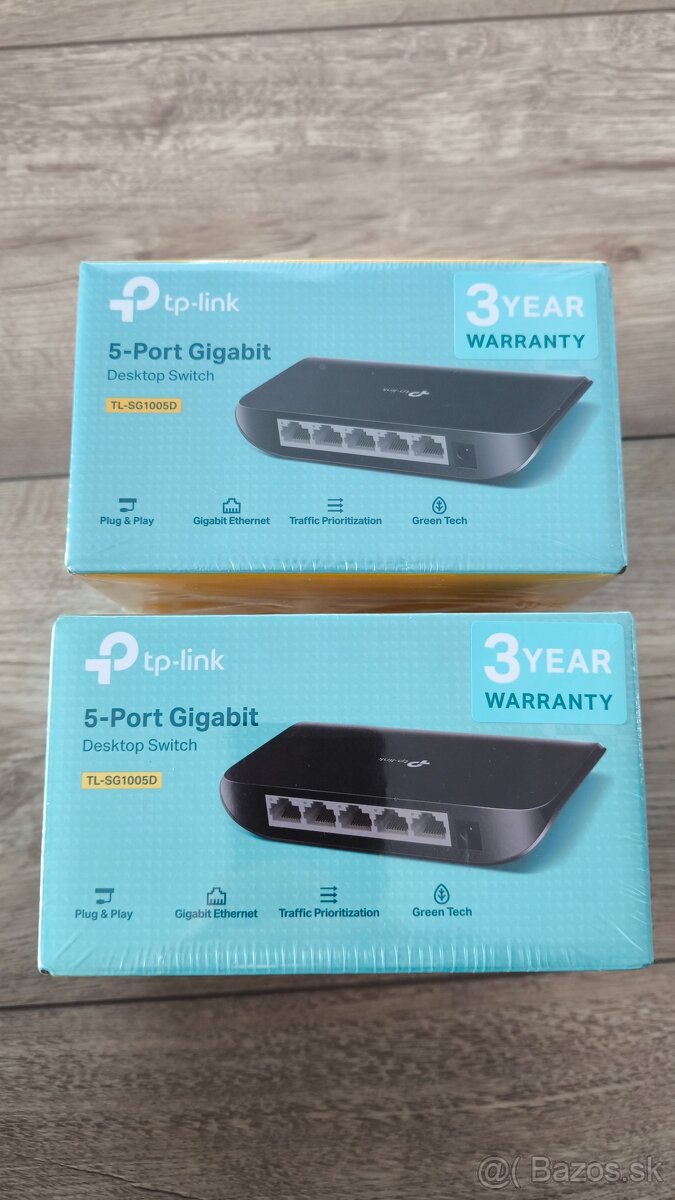 TP-Link TL-SG1005D 5 portový gigabitový switch 2 ks