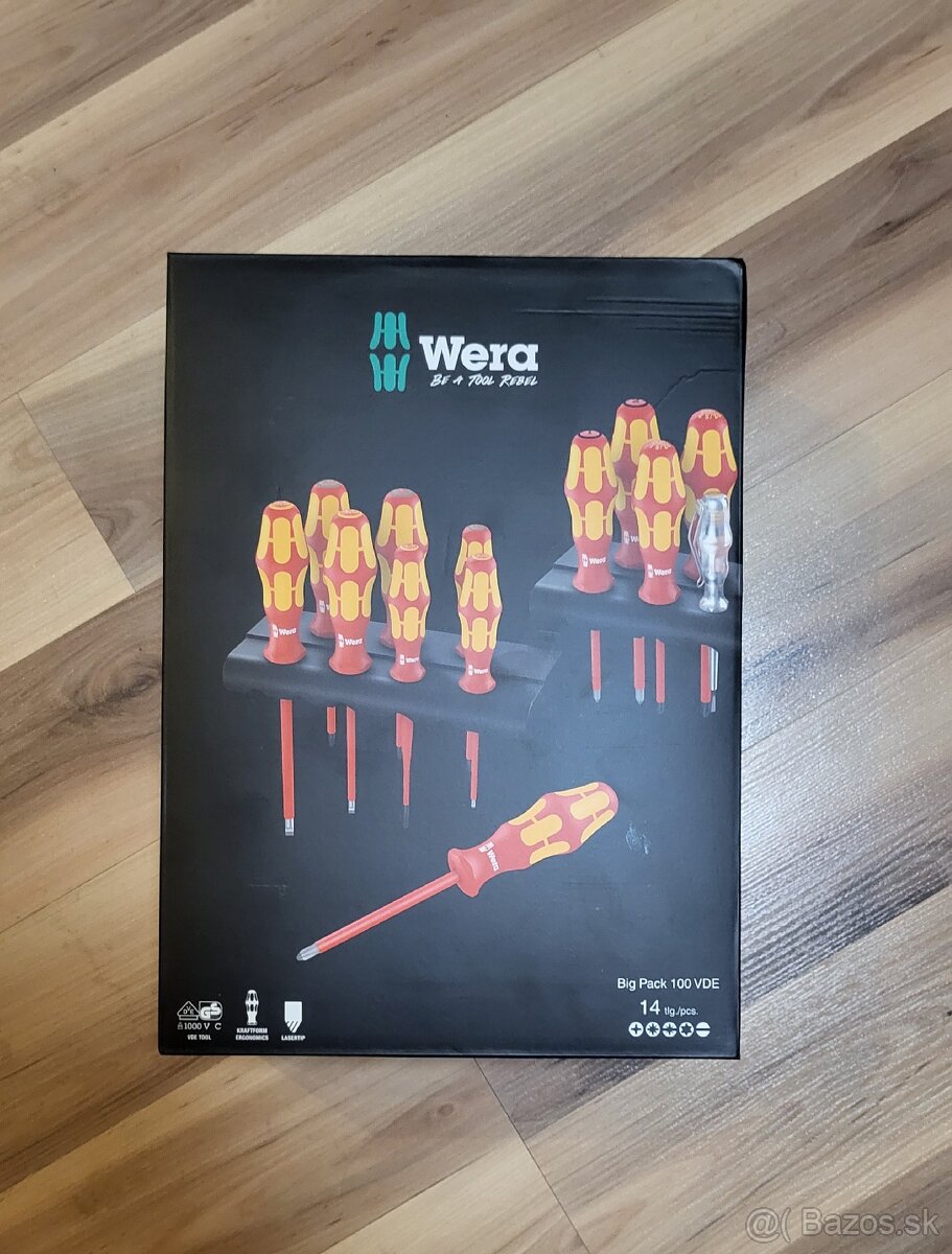 Sada skrutkovačov Wera Big pack 100 VDE