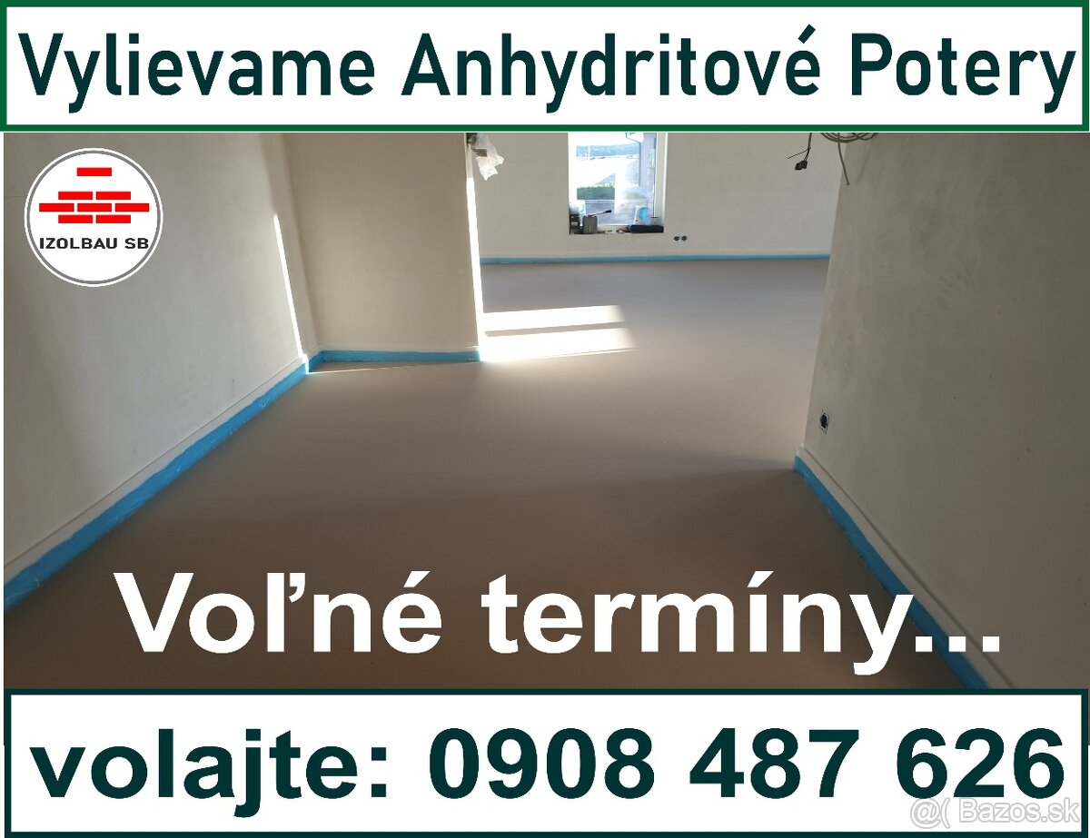 ANHYDRITOVÉ LIATÉ POTERY - IZOLBAU SB,s.r.o. -9--