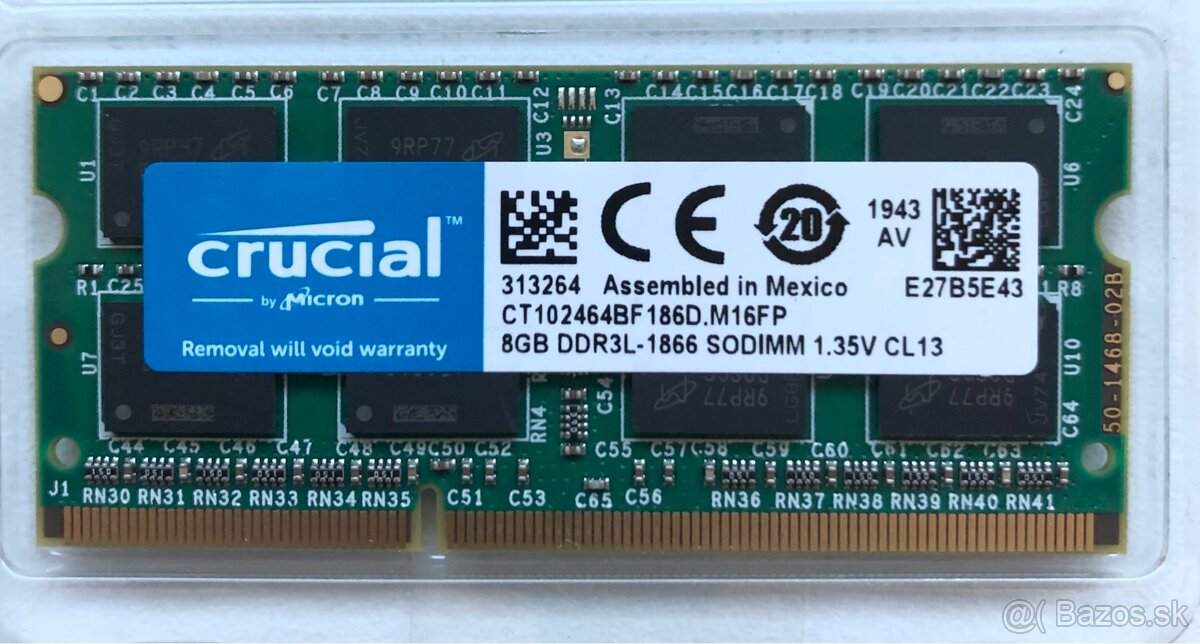 8GB Crucial RAM DDR3L