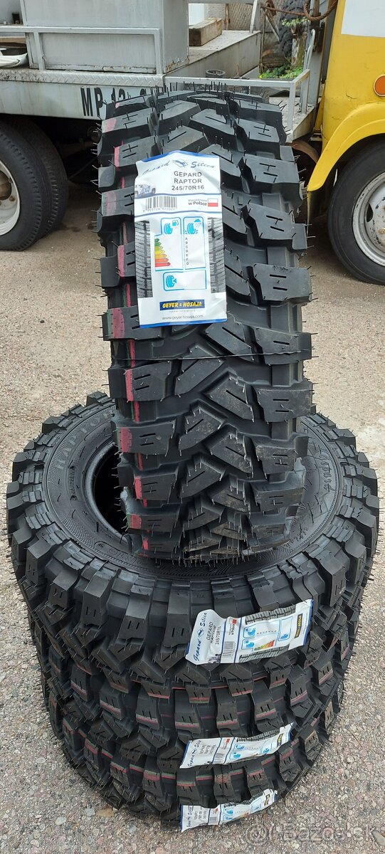 NOVÉ OFF/ROAD PNEU PROT. 245/70 R16 115R GEYER&HOSAJA RAPTOR