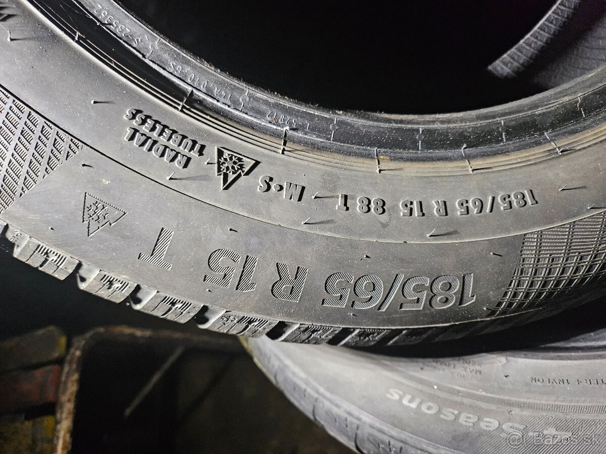 Predám zimne pneumatiky 185/65 R15