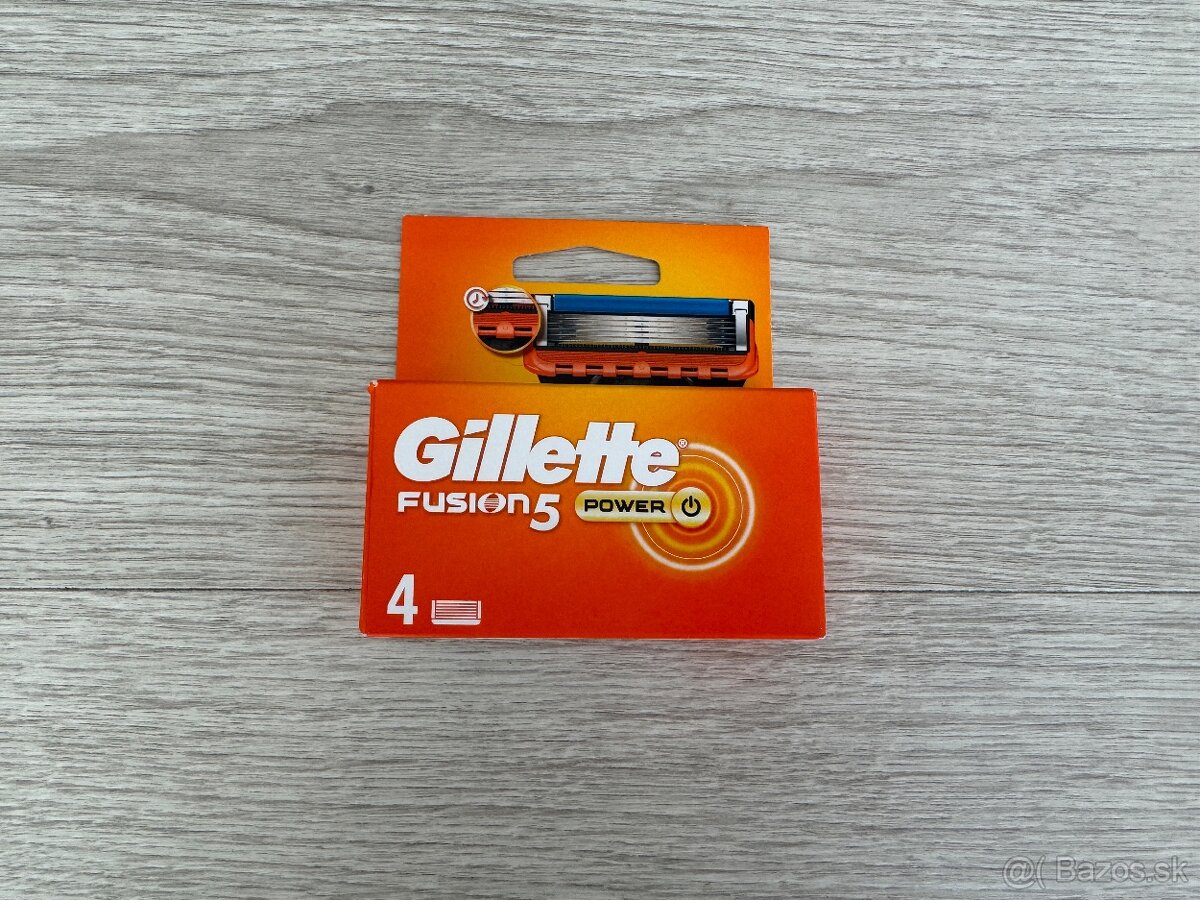 Gillette Fusion5 power náhradné hlavice 4ks