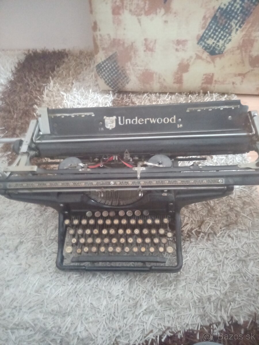 UNDERWOOD vzacnosť starožitnosť