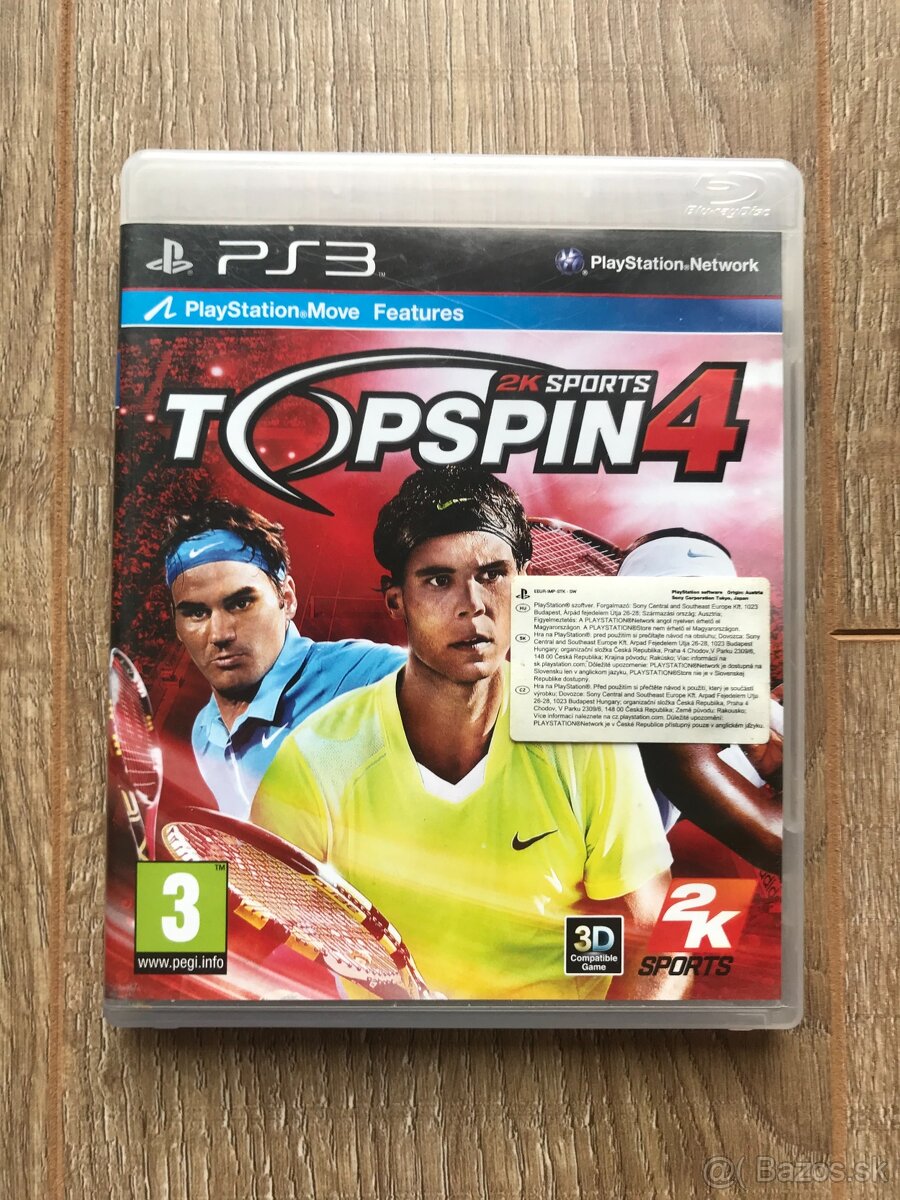 Top Spin 4 na Playstation 3