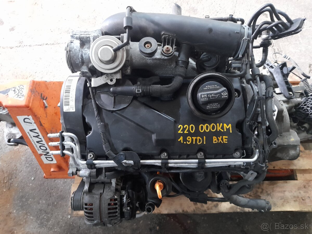 Motor+ Prevodovka 1.9TDI 77kw bjb bkc bxe