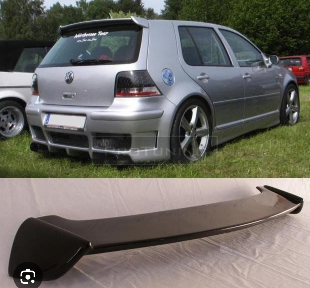 Tuning spoiler , krídlo na volkswagen golf 4