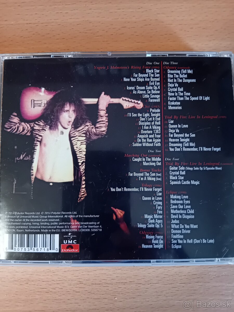 4 CD Metal - YNGWIE MALMSTEEN