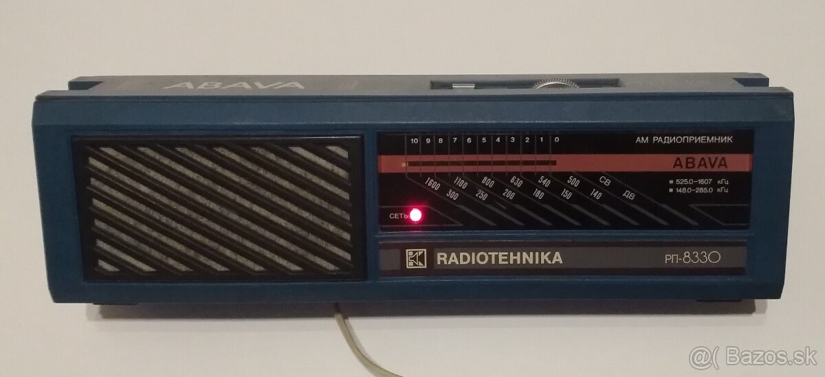 Radio Radiotechnika ABAVA PП-8330