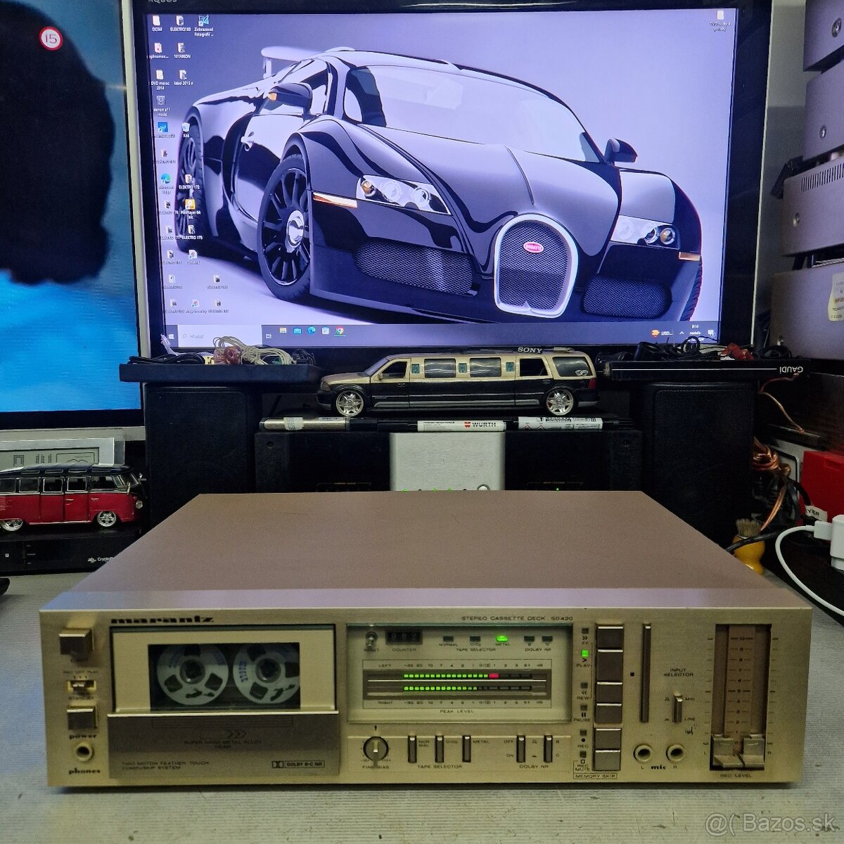 MARANTZ SD-420...kazetový deck , Bias , Dolby B,C ...