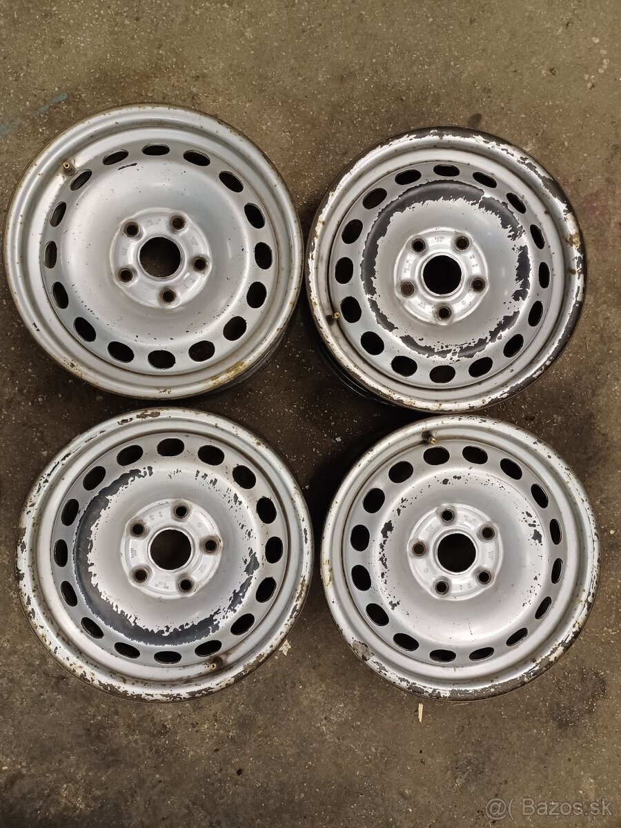 Plechové disky R15, 5x112 vw,skoda,audi...