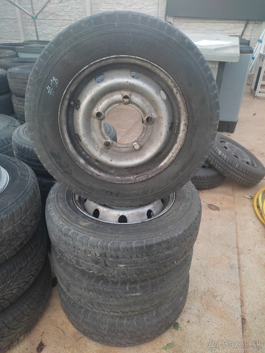 #18_sada: DUNLOP 195/70 R15 C + VIKINGSTOP 195/70 R15 C M+S