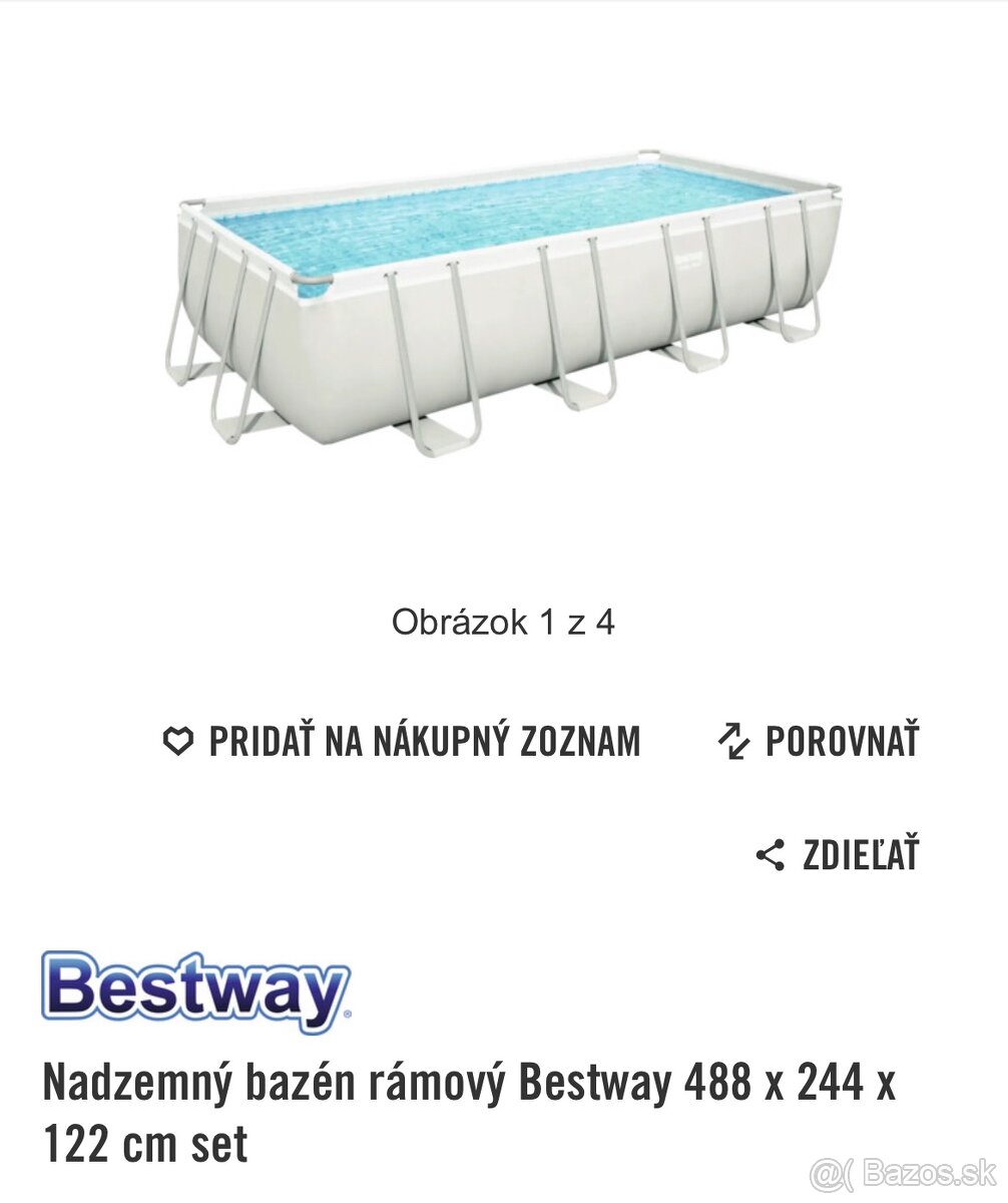 Bestway nadzemny bazen