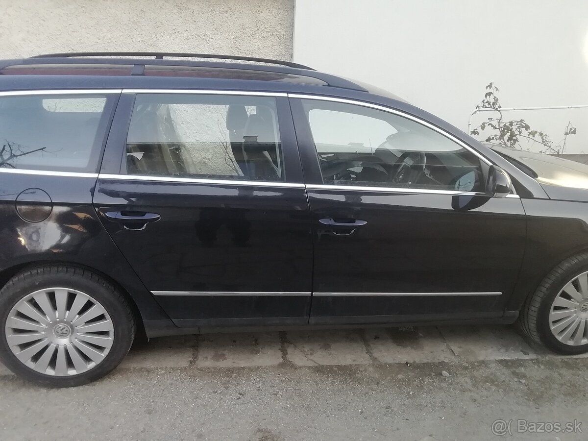 Práve predné, práve zadné dvere volkswagen passat b6