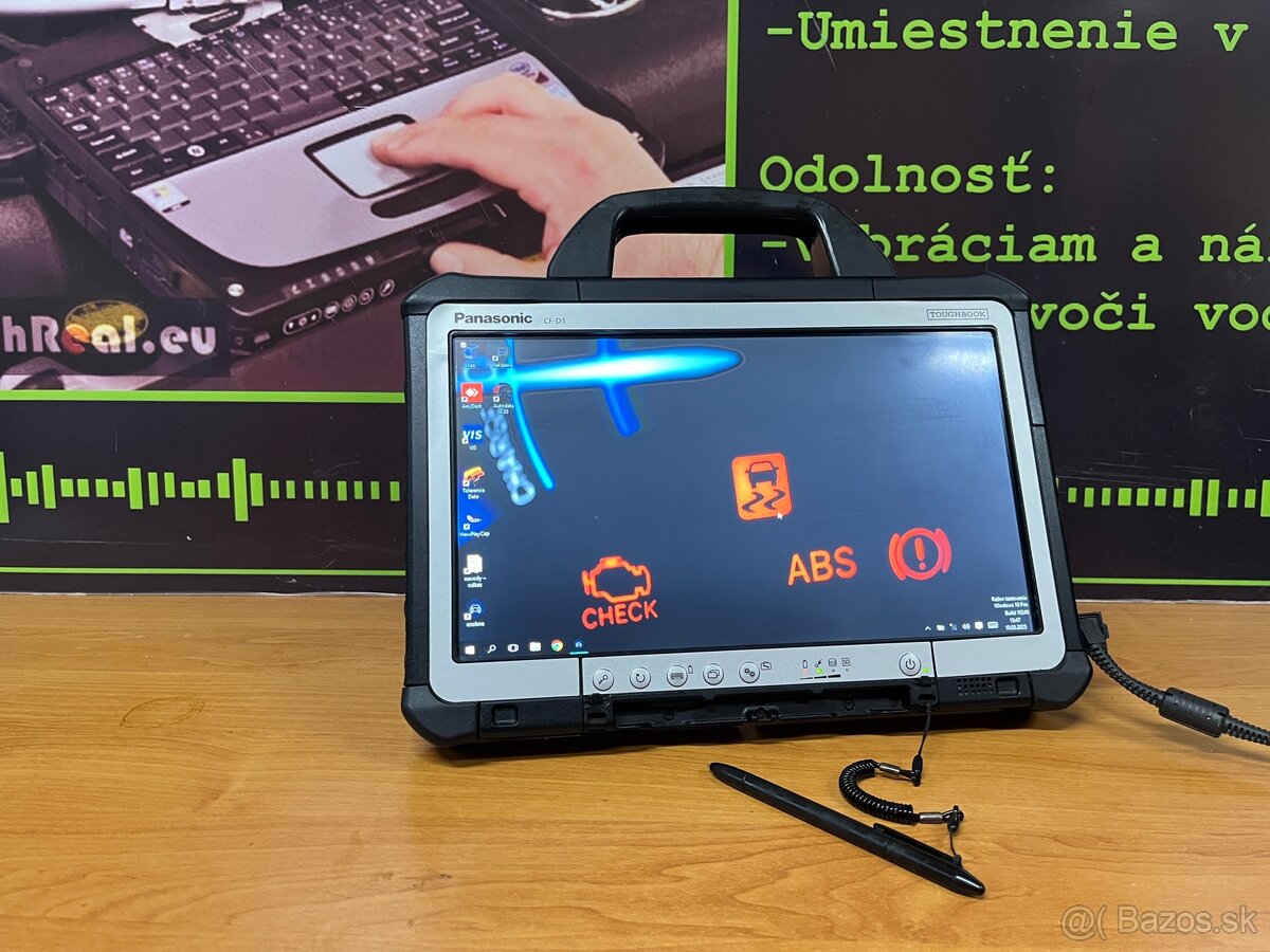 Panasonic CF-D1 toughbook TOP stav