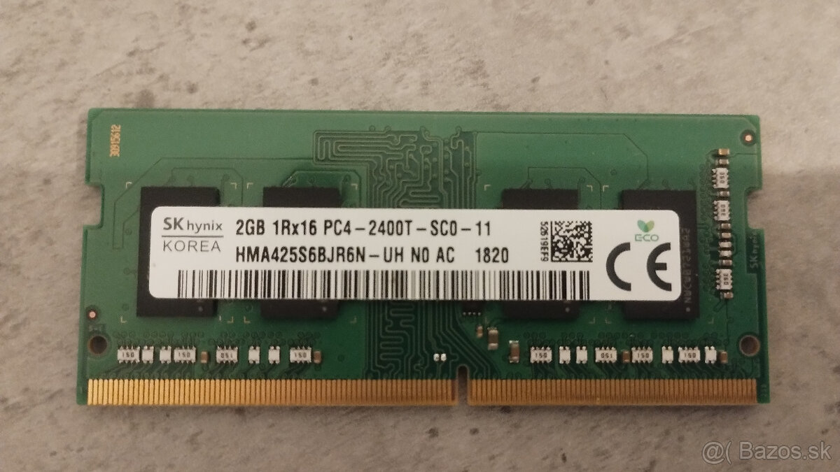 2GB RAM DDR4 PC4-2400