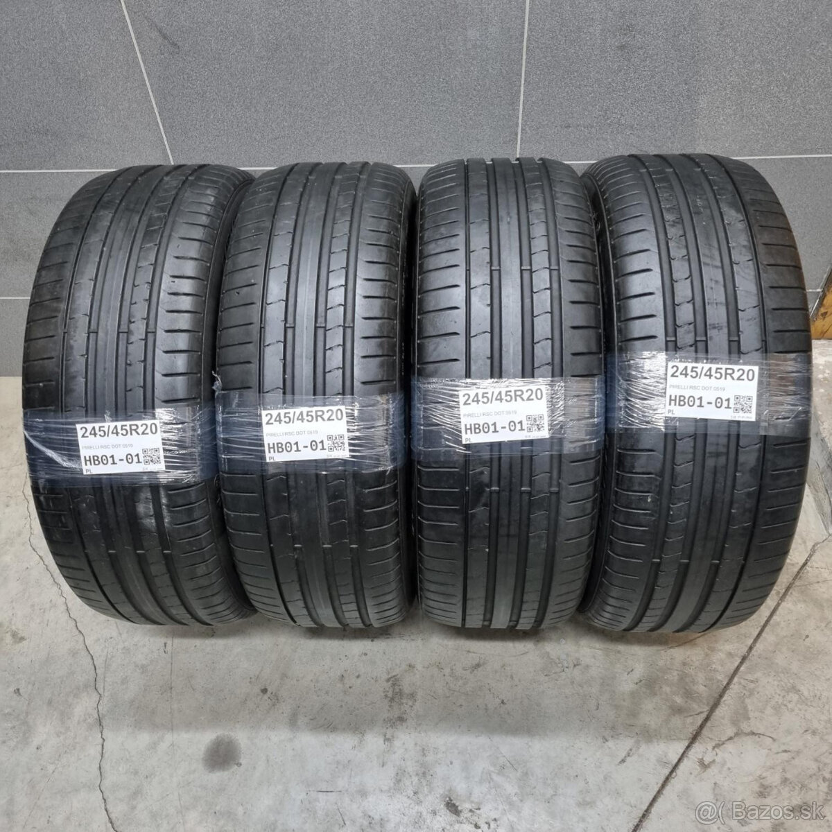 Letné pneumatiky 245/45 R20 PIRELLI DOT0519