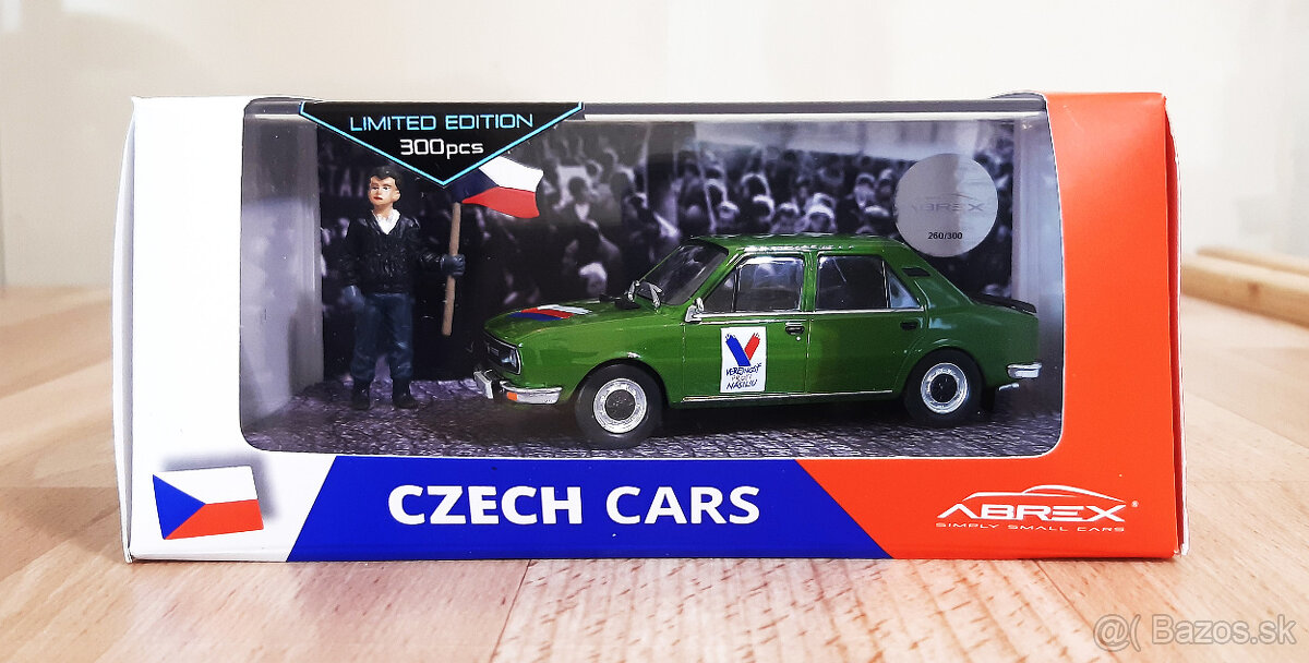 Abrex 1:43 Škoda 120L 17.11.1989 zelená Limited Edition