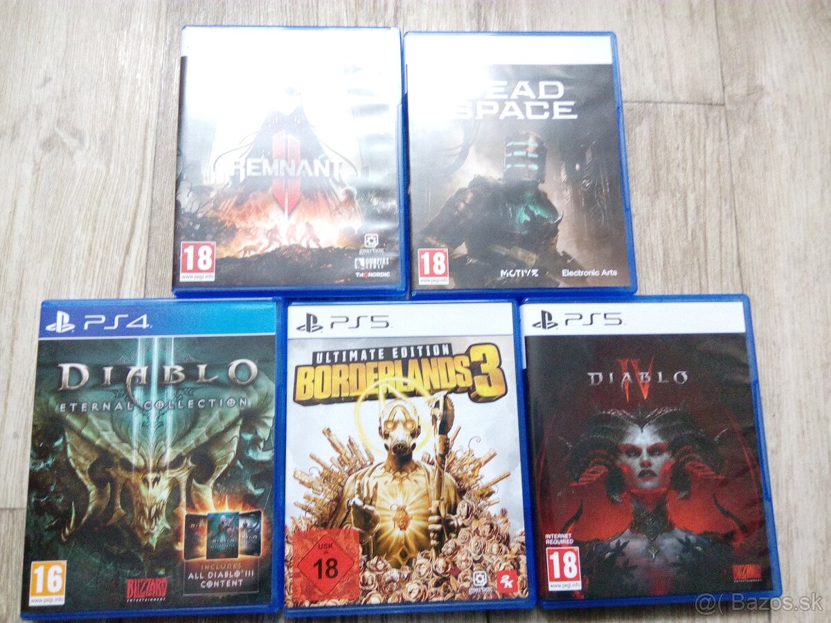 Predám Hry na PS5 a PS4