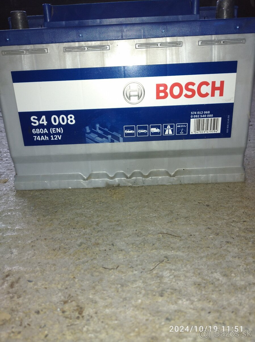 BOSCH 12V  74 AH