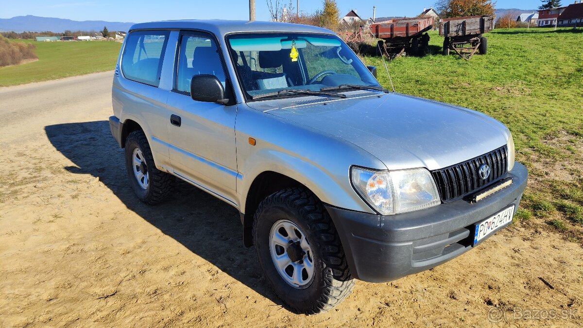 Landcrusier 90,224000km,3.0td 92kw,ťažné 2.8t,top stav