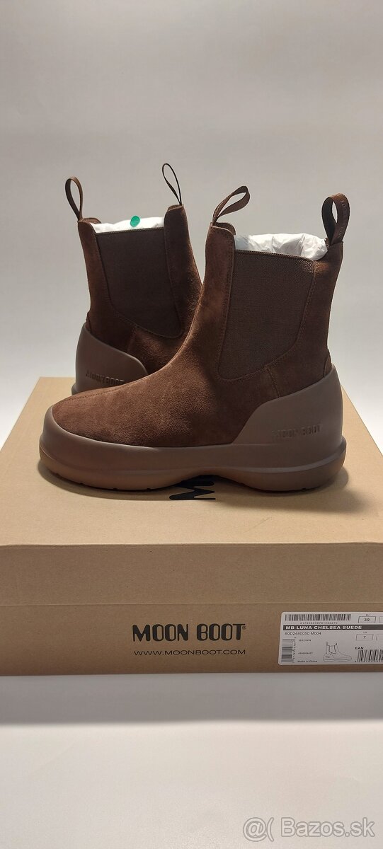 Moon Boot Luna Chelsea Suede brown