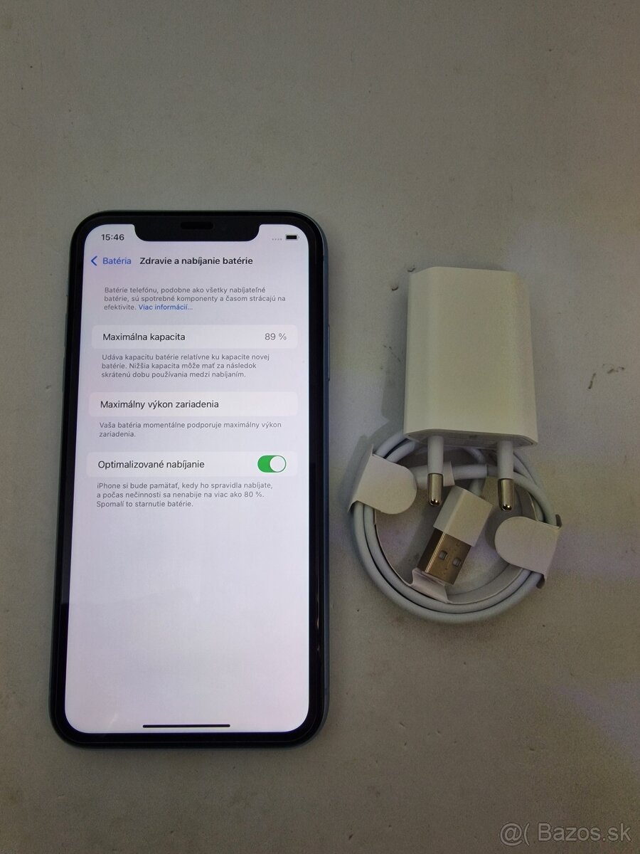 IPHONE XR BLUE 64GB ZÁRUKA - VEĽMI DOBRÝ STAV