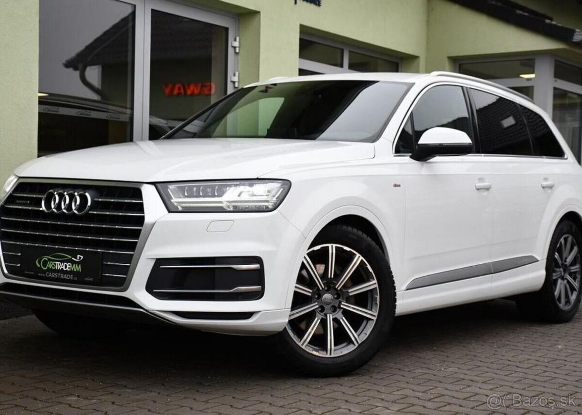 Audi Q7 3.0TDi Q SLINE VZDUCH TAŽNÉ ČR 200 kw