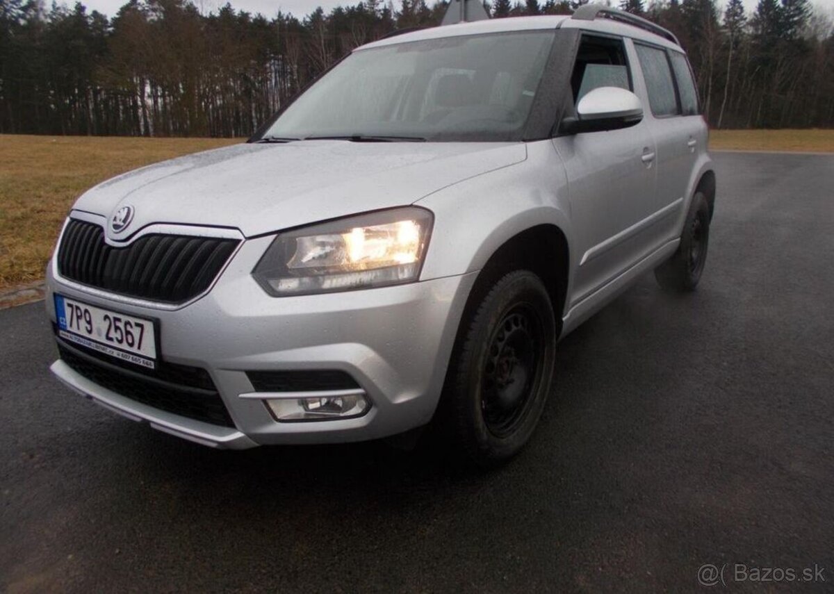 Škoda Yeti 2,0TDI 81KW nafta manuál 81 kw